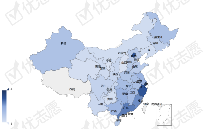 「贸易」热度逐年走低，沿海地区招生较多国际经贸类专业招生计划分析