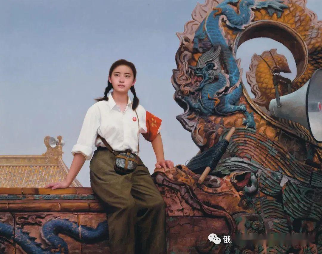 中国油画家沈汉武人物油画作品欣赏