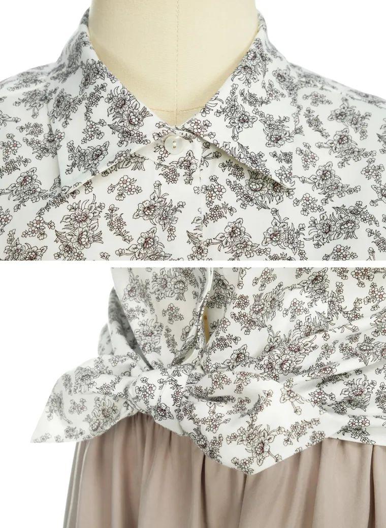 新品:新品发布|同学会-白底碎花,