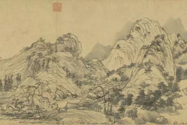 黄公望《富春山居图》局部
