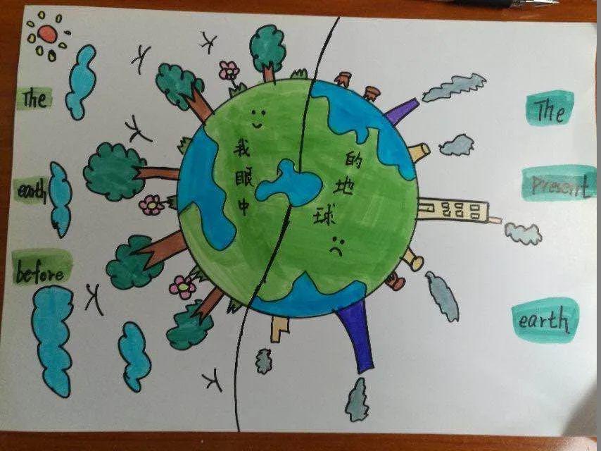 2020第343期保护地球还原绿色青岛第二十七中学开展世界地球日主题