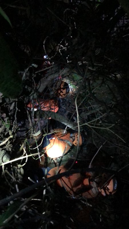 游客孤身爬山力竭被困，深圳大鹏警方连夜搜索