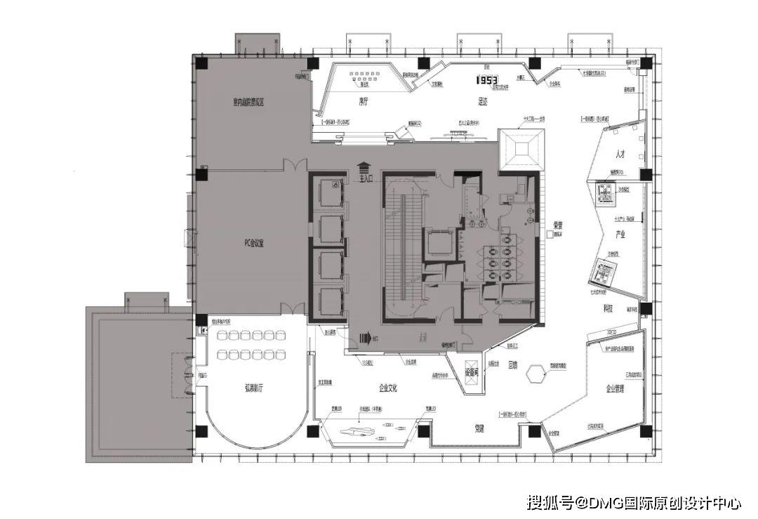 首发| 陈和虎 · 陕建五建"匠心"展厅设计_企业