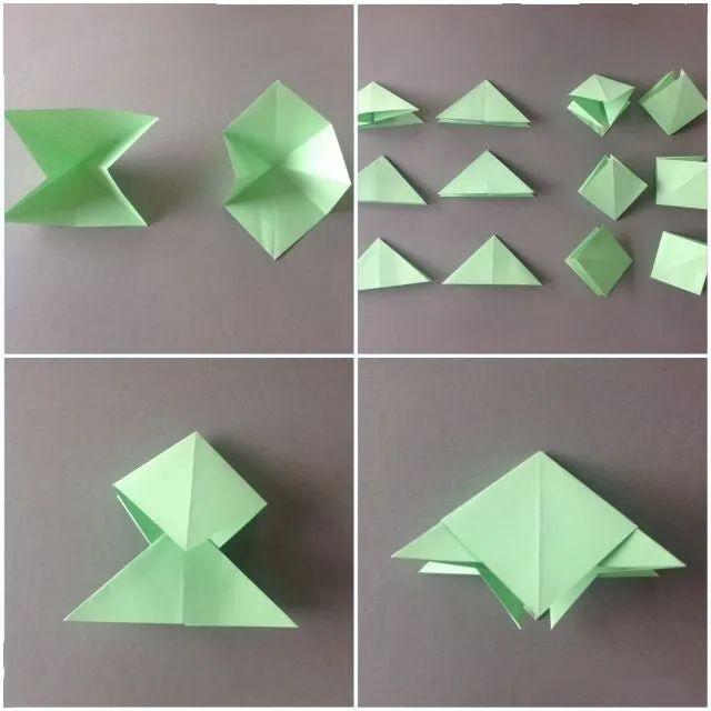 模块折纸入门教程,折纸多面体图解教程来了!