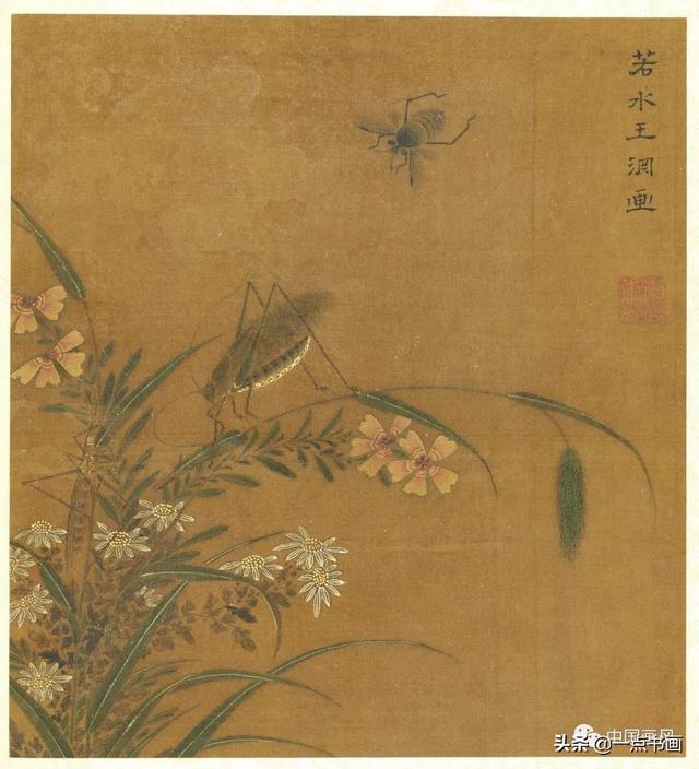 王渊,字若水,号澹轩,杭州人,元代花鸟画巨擘,被誉为"元代的黄荃","