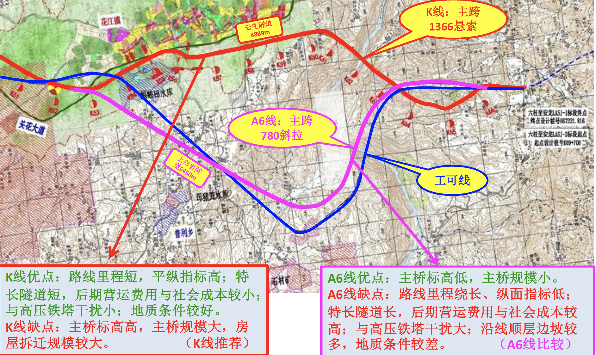 拟建花江特大桥位千六安高速公路k52～k67路段,横跨北盘江谷,桥区北