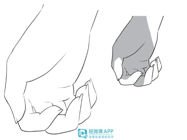 动漫情侣姿势的画法