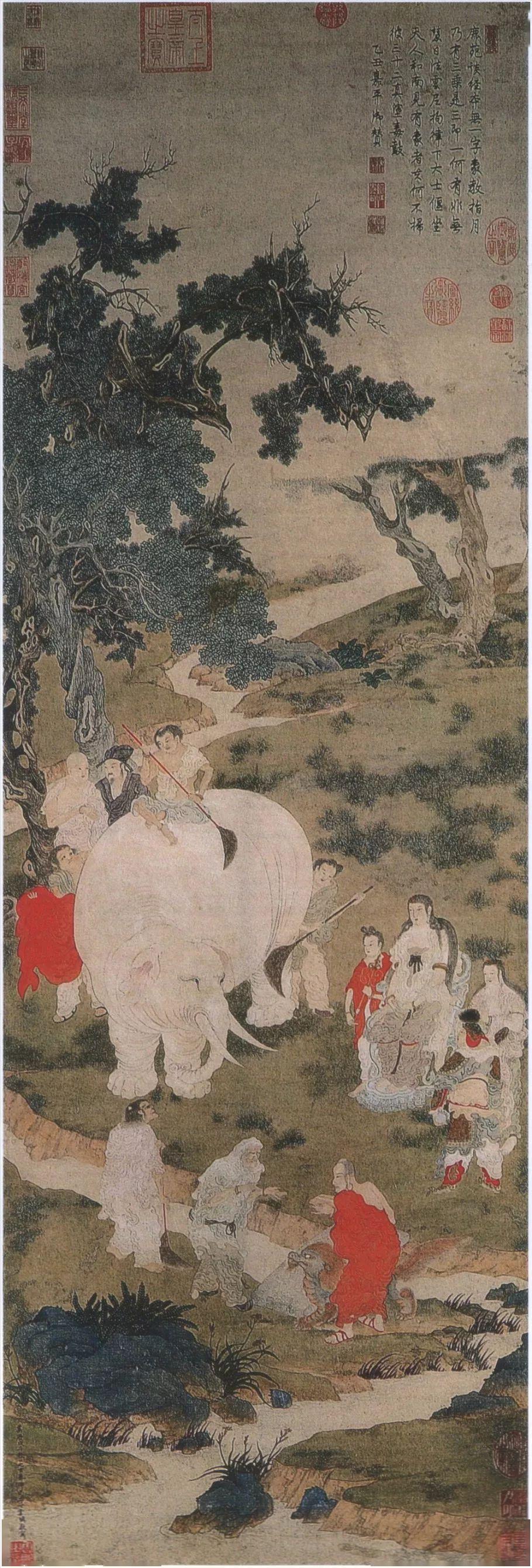 庄严肃穆：明代画家丁云鹏笔下的佛道人物（140幅）_搜狐网