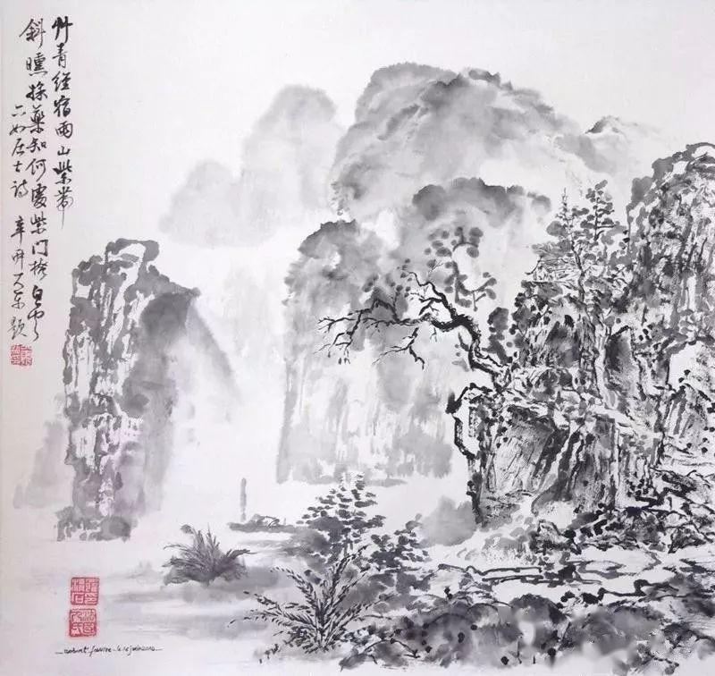 罗伯特·佛和, 同样喜欢水墨山水画.