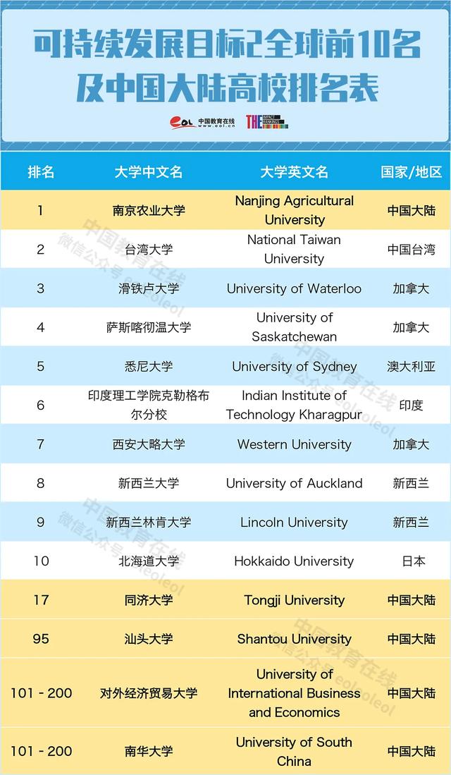 香港大学跌至41位同济成黑马2020年大学影响力排名公布