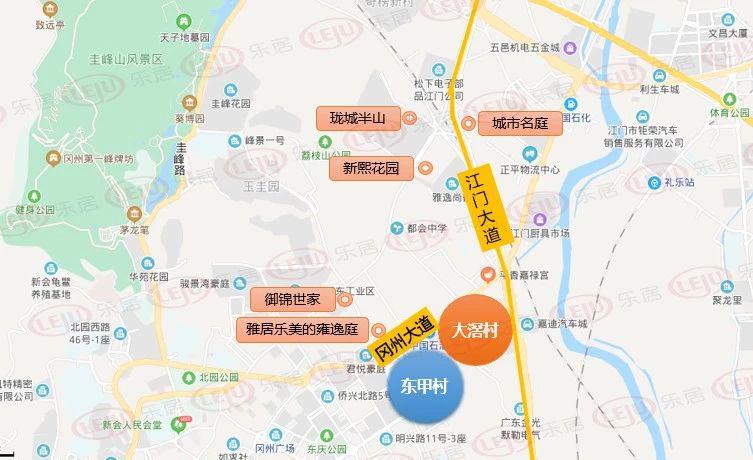 新会东甲村位置6969土地补偿(含安置补助费)为:耕地96万元/公顷