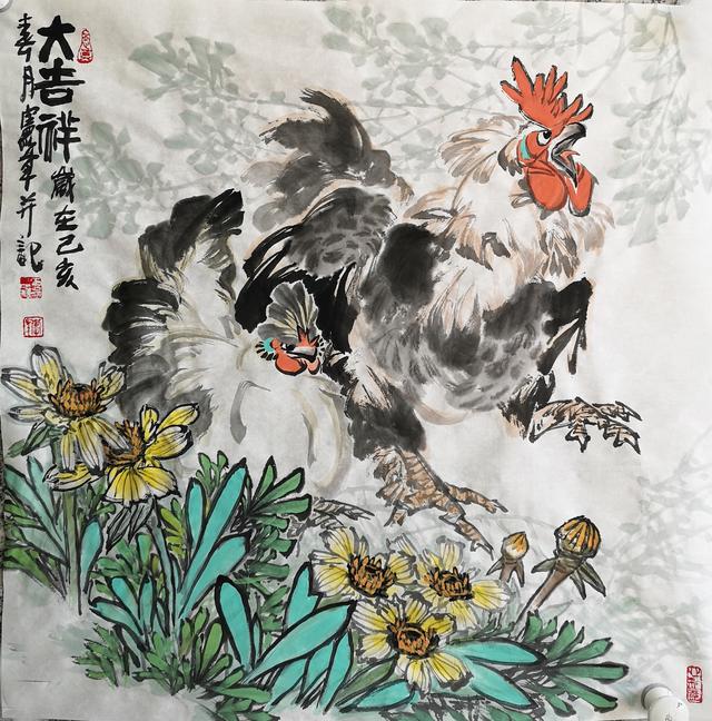 人民美术家一代鸡王著名画家李宪章