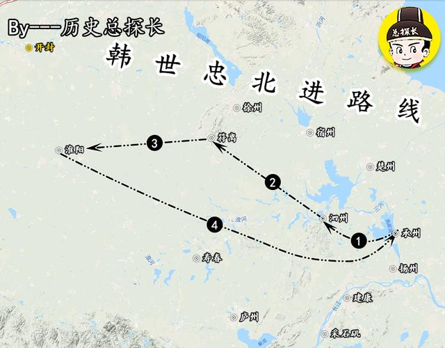 地图上的战争:岳飞奉命北伐,狂飙北上,横扫河南地区