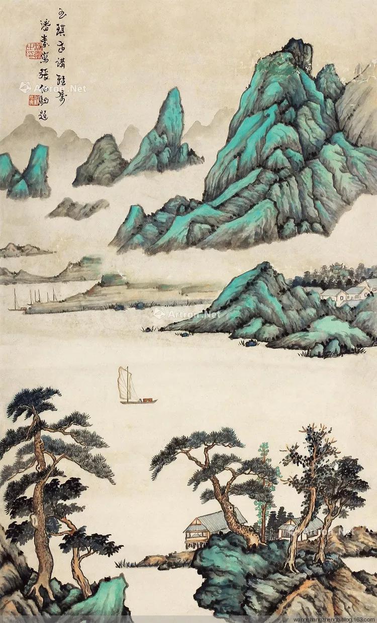 民国才女潘素山水画张张精彩