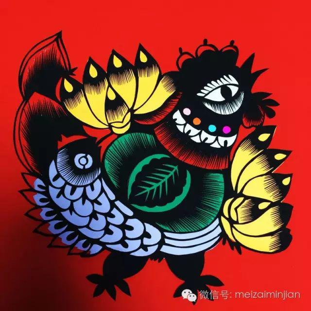 美!十二吉祥——刘秀芹老师套色剪纸作品