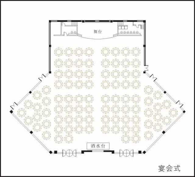 120 u型式:40 董事会:50 酒会式:120 宴会式:120 二楼218包厢布局图