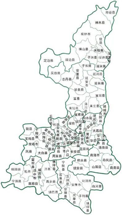 11幅陕西省各类高清地图绝对养眼漂亮现在不看也要先下载下来收藏