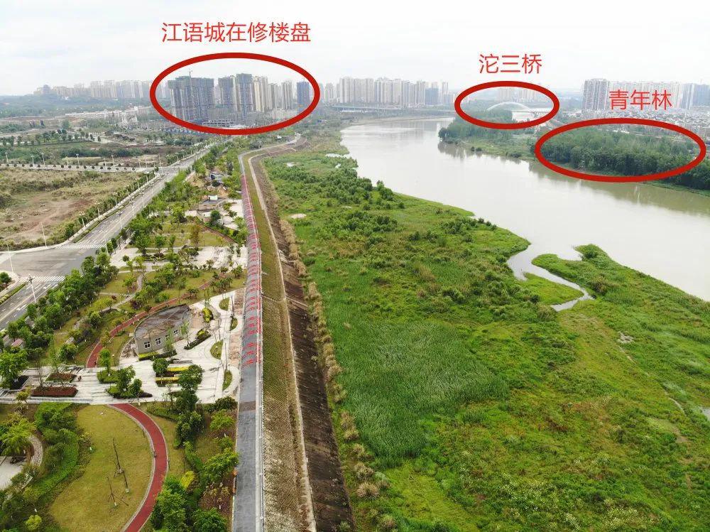 小编实地摸底 雷音大桥应该是修在这个地方 资阳市三贤路及雷音大桥