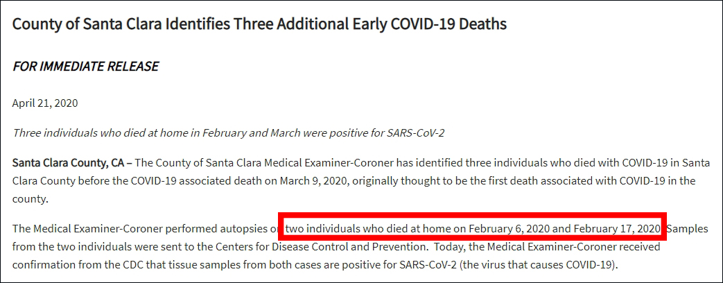 美國首例死亡時間提前至2月6日，加州州長：查清楚 國際 第2張