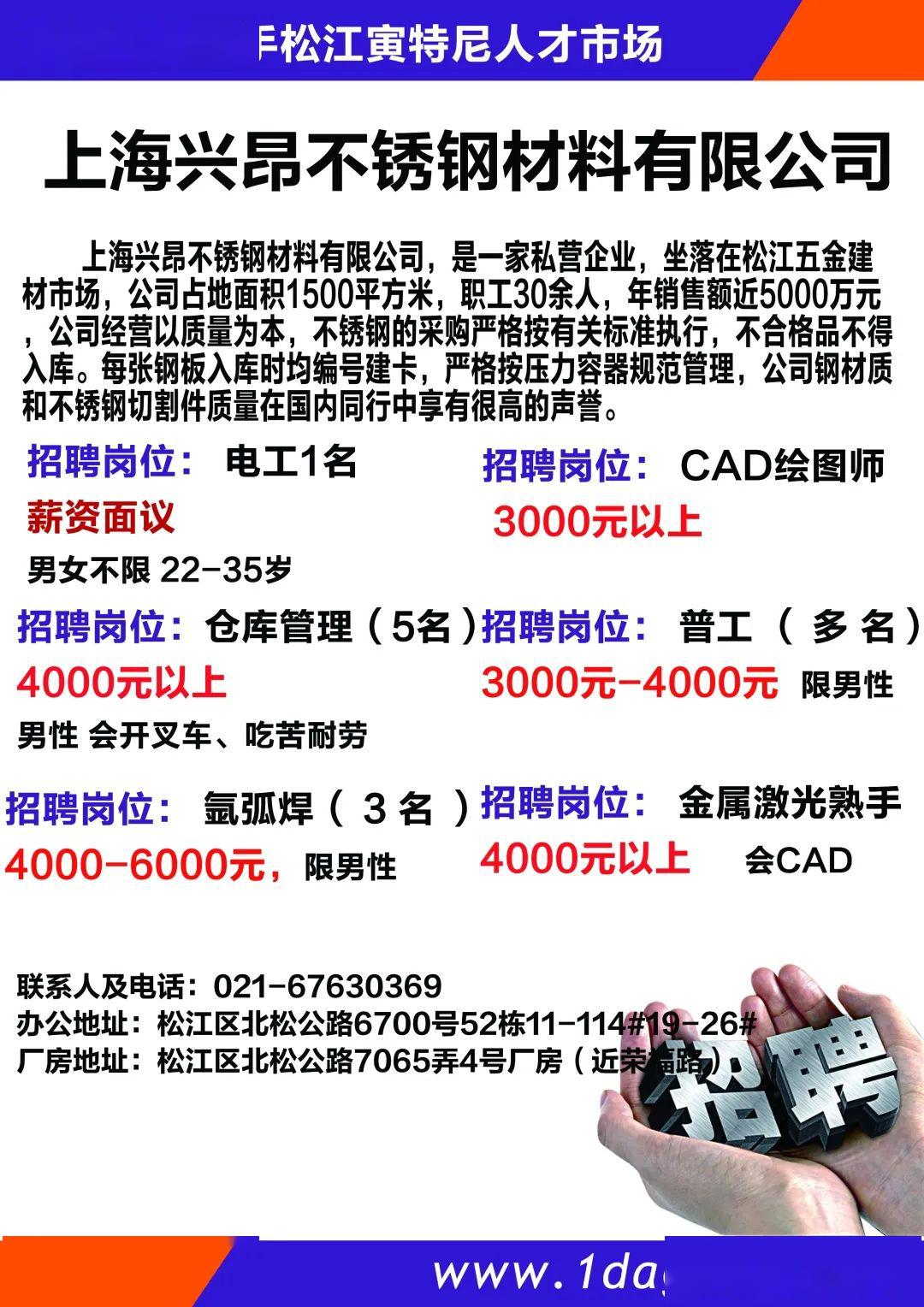 松江招聘信息_百日千万网络招聘专项行动 暨沪滇劳务协作招聘岗位信息 上海市松江区