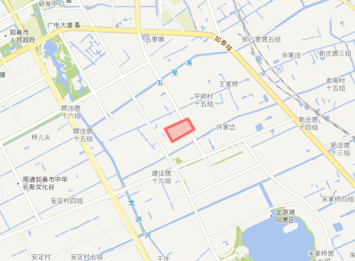 城南街道万寿南路以东,李渔南路以西,汪明路以南,为如皋高铁新城版块