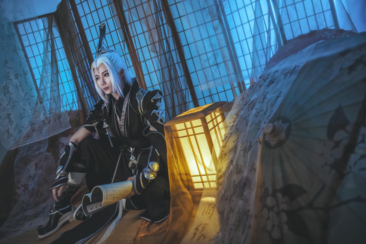 剑三纯阳黑鹤道长cosplay