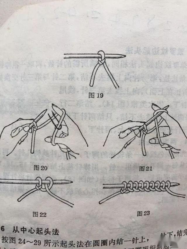 编织过程及镂空花样图解