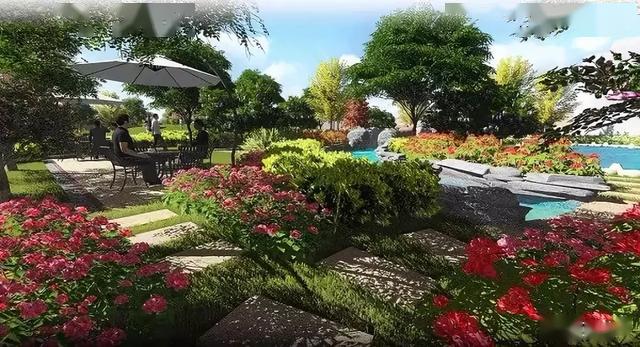 "美丽庭院"的四种庭院绿化类型