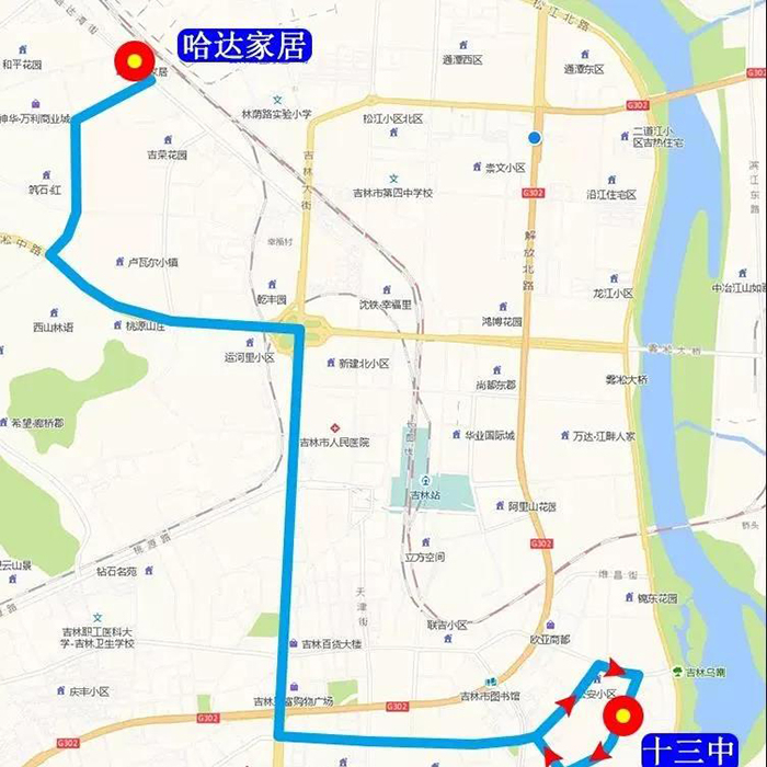 吉林市人 公交新开403线,调整3条公交下路