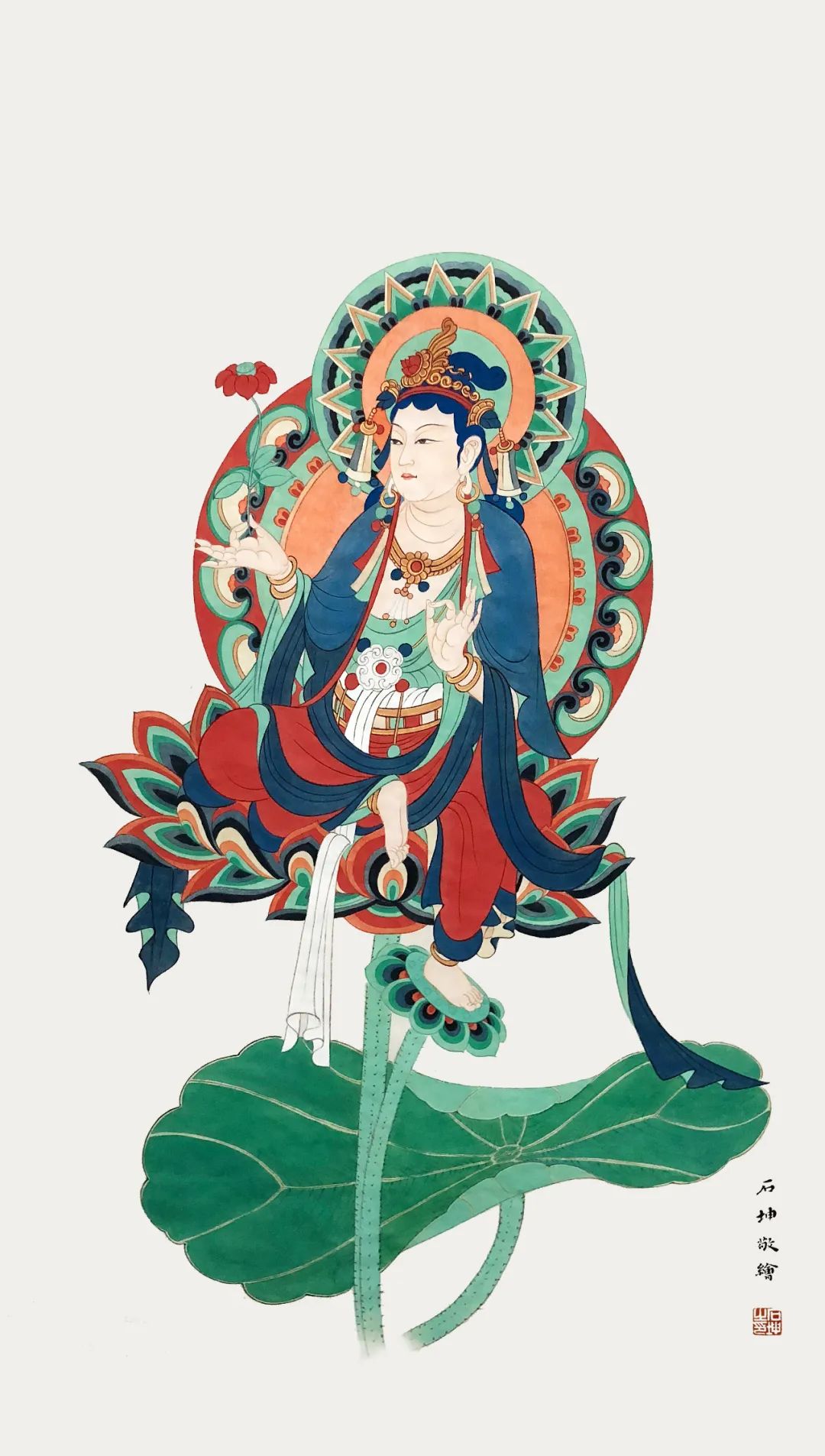 工笔佛像:虔心瞻仰,以佛庄严为自庄严