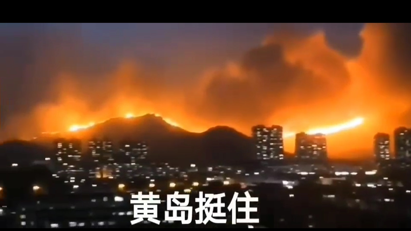 青岛小珠山大火最新情况|火势借大风蔓延,消防全力扑救