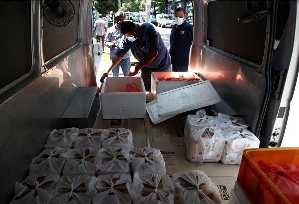 新加坡封鎖持續 非營利組織為外籍勞工提供食物 國際 第2張