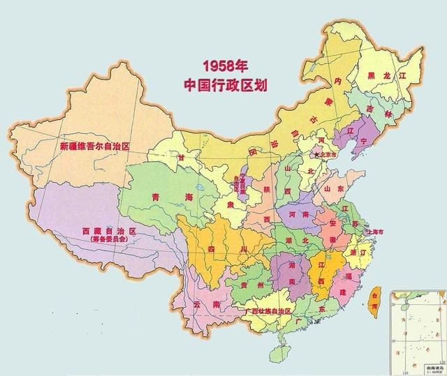 西北,华东,西南,中南)和一个中央直属行政单位,总共有30省,1自治区,12