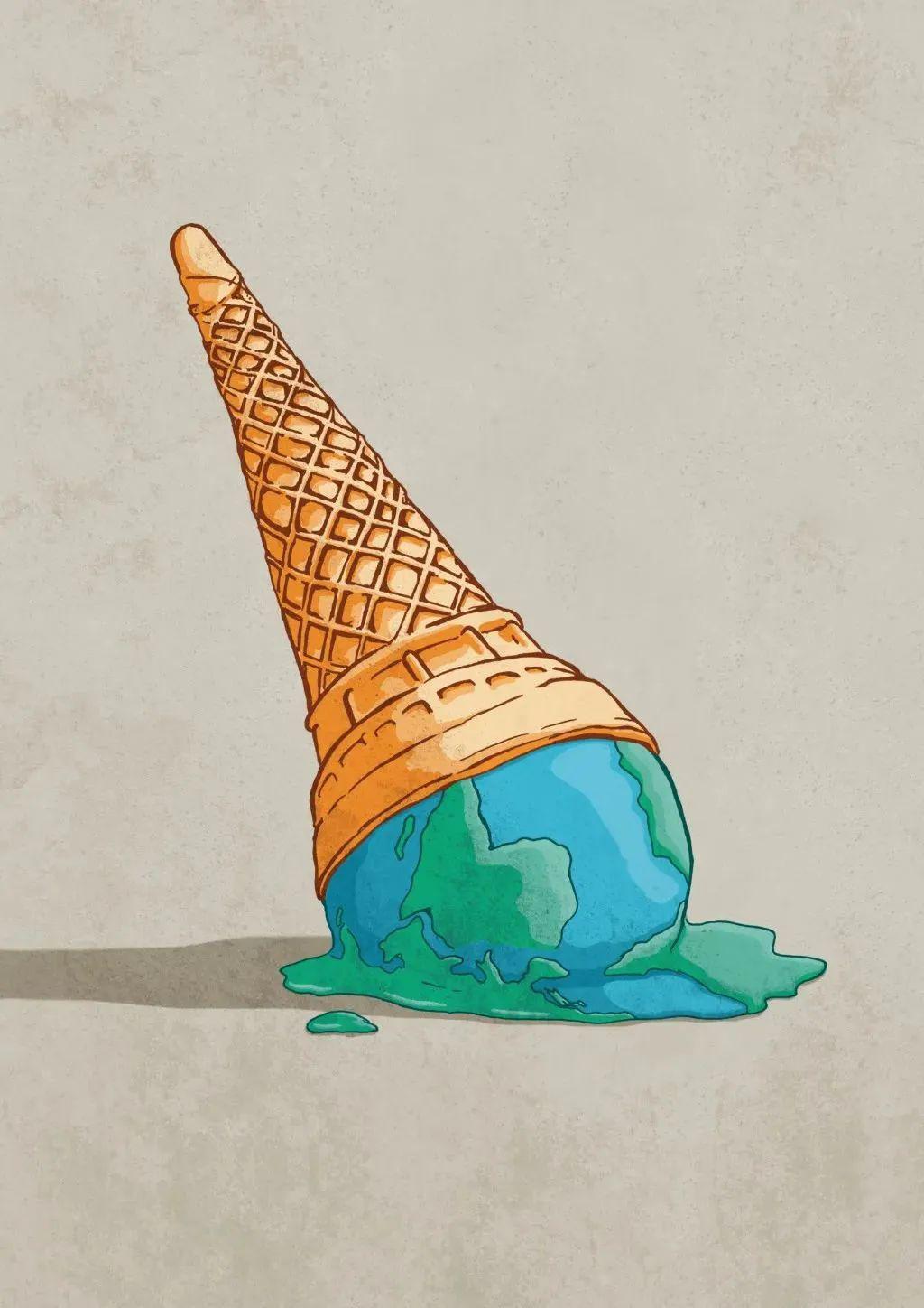 世界地球日上百位设计师加入气候变化的海报抗议行动