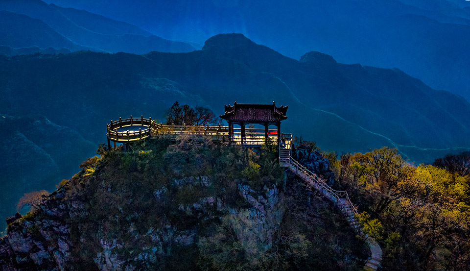 春暖花开时节 山西永济五老峰景美如画