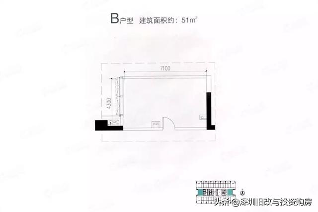 平面户型图参考 《《 左右滑动查看 》》 绿景美景广场将面积段设计在