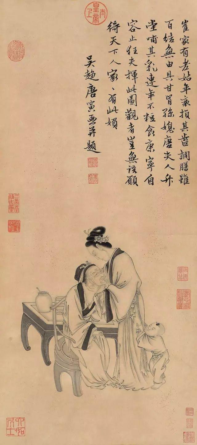 悲情才子唐伯虎的精品画作100幅!