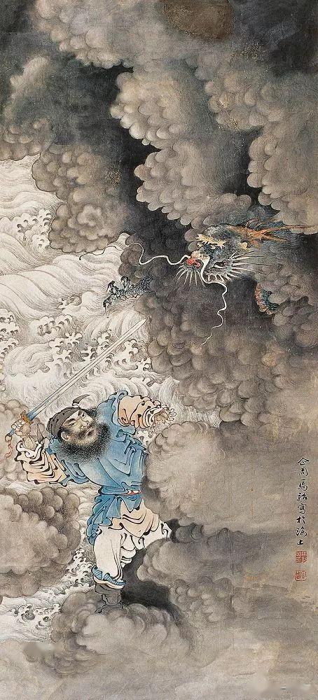 清未 马企周|国画精选分享_马骀