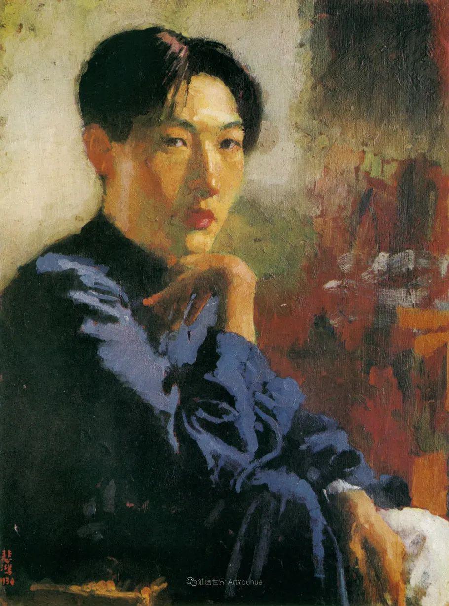 中国近代绘画之父——徐悲鸿油画作品,他的绘画有多种