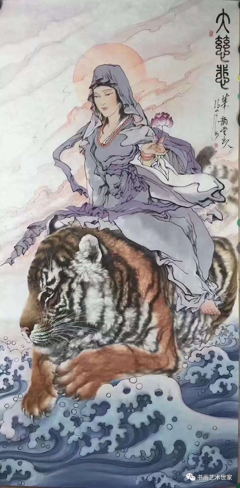 画家专栏│披襟千载大王风冯四海的虎画作品欣赏