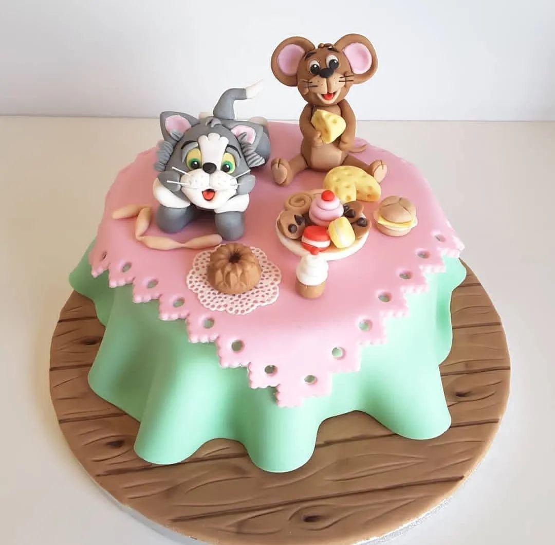 小老鼠生日蛋糕图片-图库-五毛网