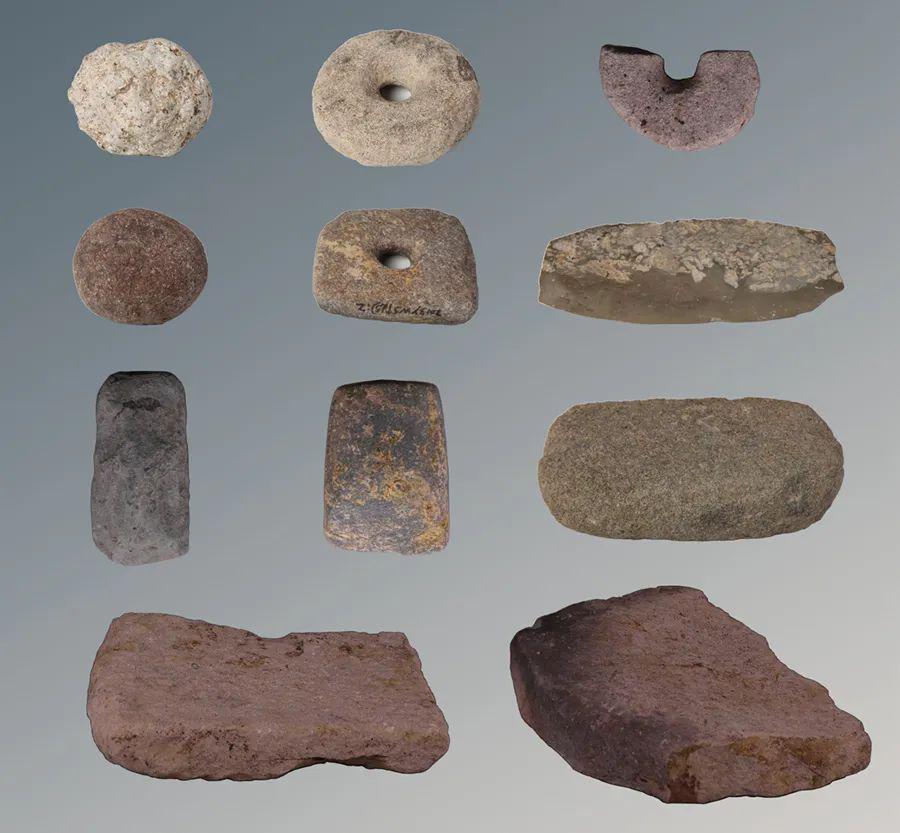 上山文化阶段石器