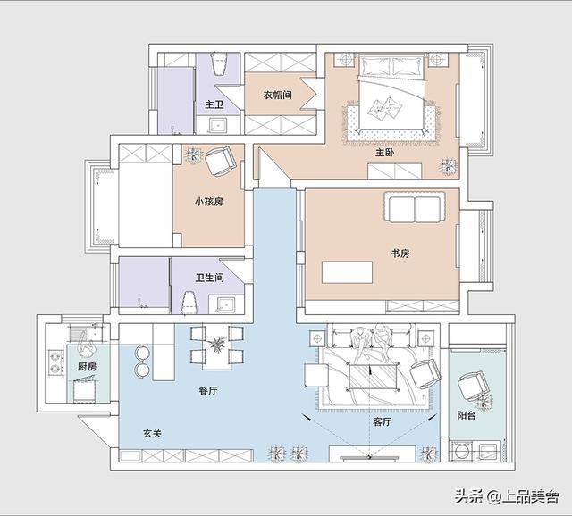 把换鞋凳鞋柜和酒柜做成一体打造132平美式进门就让人惊艳