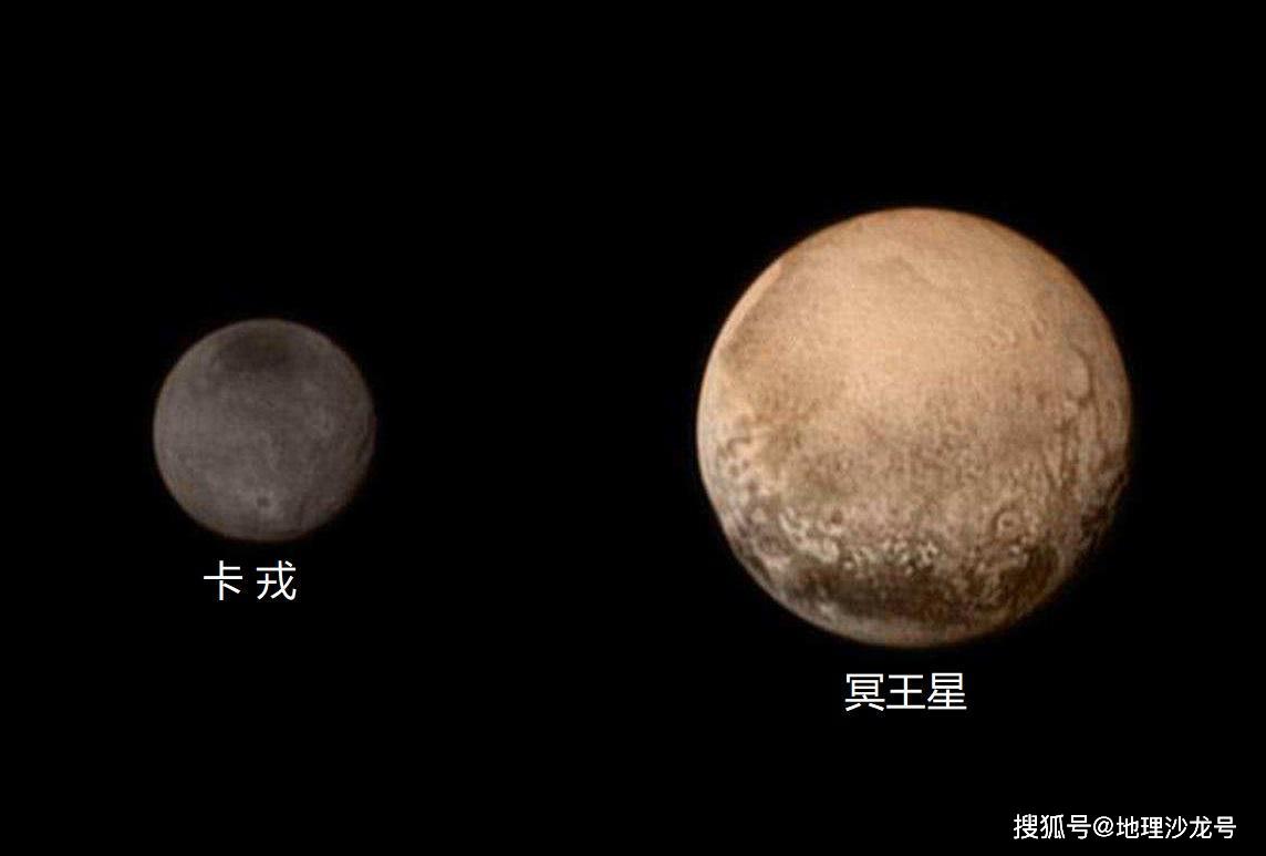 文章图片   冥王星和卡戎   也就是说 , 组成双星系统的两个天体彼此