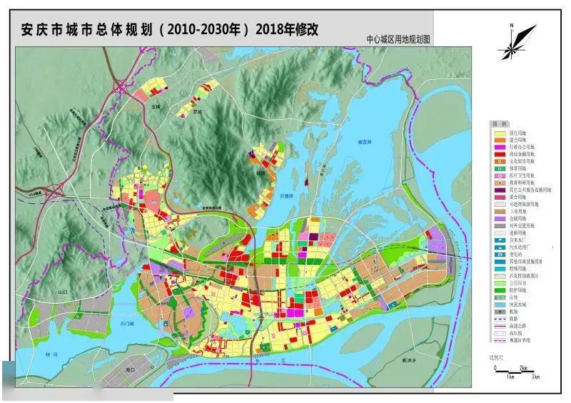 省政府批准 《安庆市城市总体规划(2002—2020)》 自此,东部新城成为