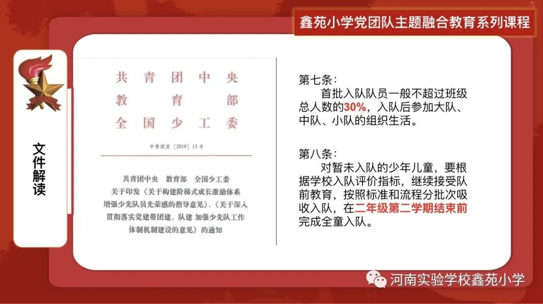 河南实验学校鑫苑小学队前教育微队课第一期我们的队名