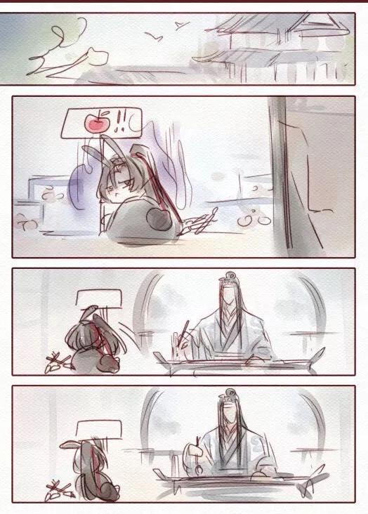 魔道祖师兔兔羡好委屈太可爱了