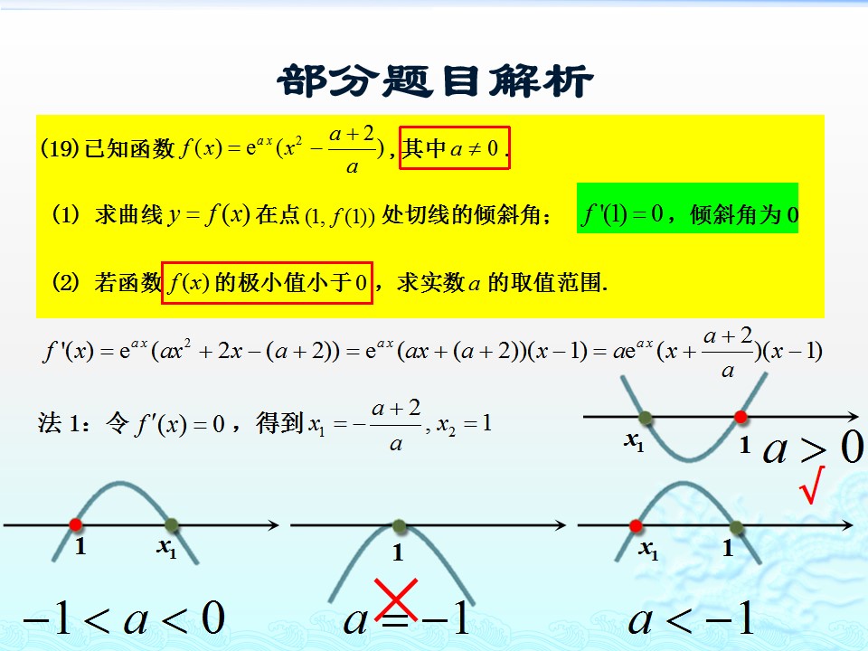 #祝福#最难的是第20题！2019届北京高考数学二模试题讲评