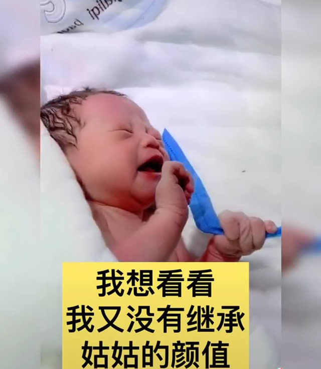 「宝宝」宝宝的姑姑亲自接生,姑侄初相见的场景太暖心大嫂要生娃