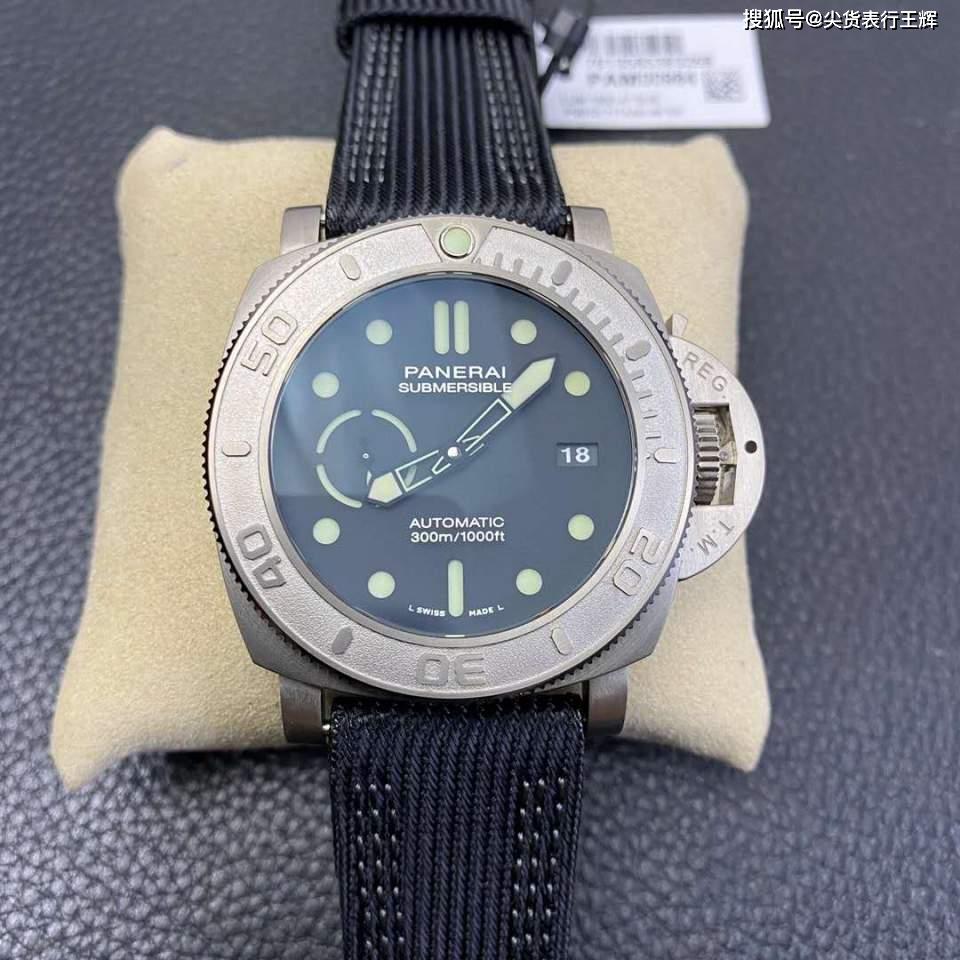 沛纳海pam984钛金属潜水腕表，全钛经典，打破常规材质_设计